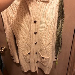 cardigan cream white